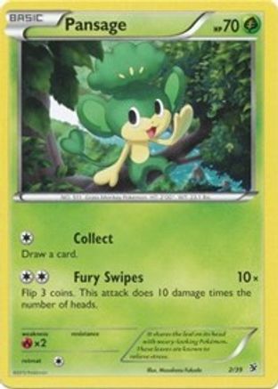 Pansage (2) - Kalos Starter Set