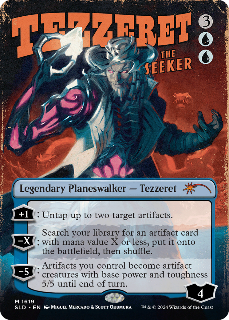 Tezzeret the Seeker (1619) [Secret Lair Drop Series] | Silver Goblin