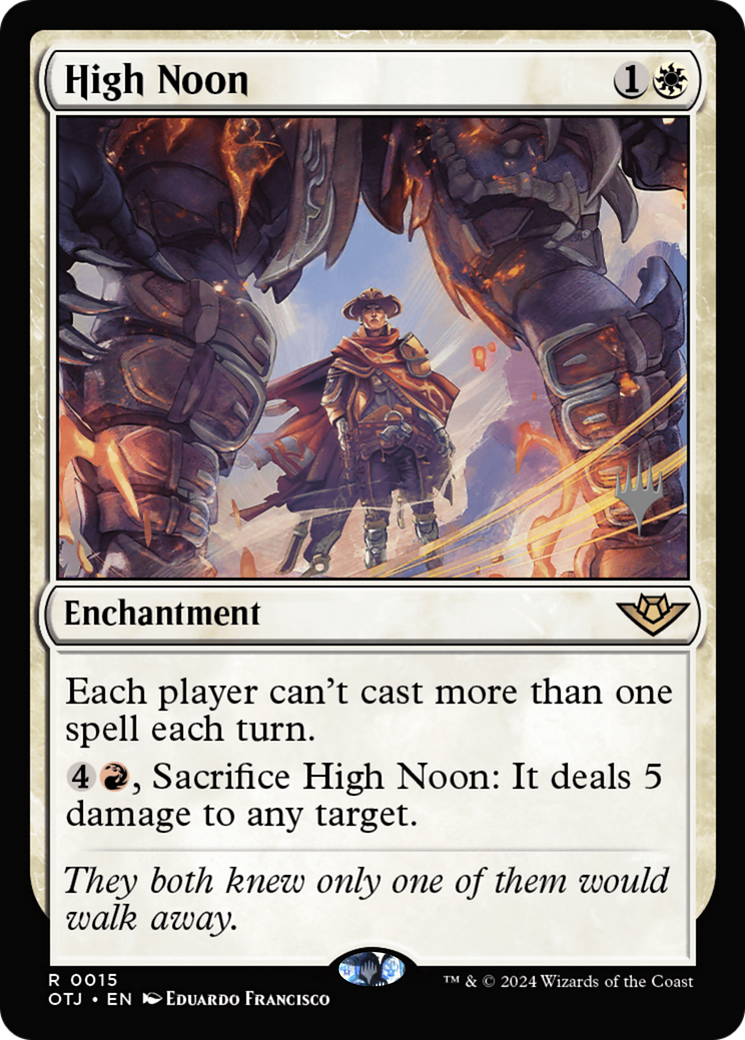 High Noon (Promo Pack) [Outlaws of Thunder Junction Promos] Foil