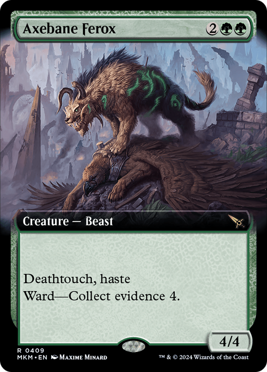 Axebane Ferox (Extended Art) [Murders at Karlov Manor] Foil