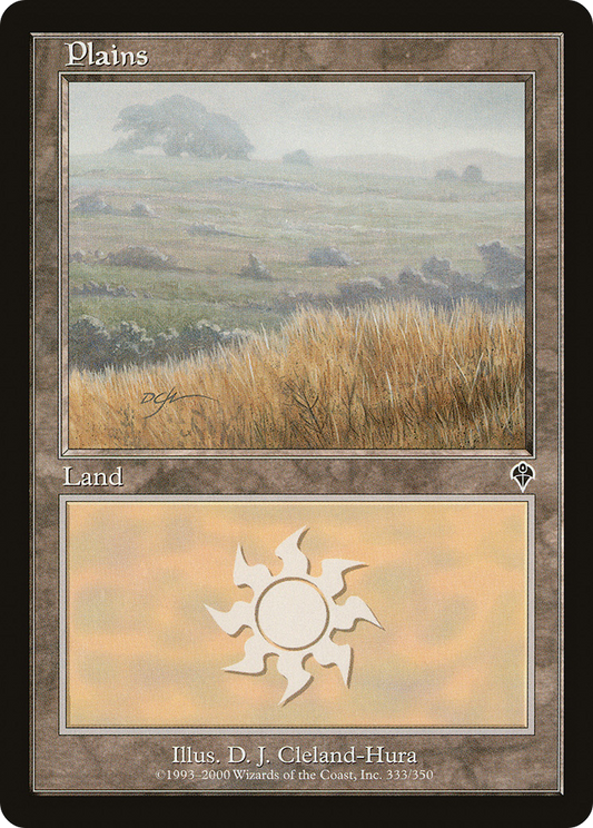 Plains (333) [Invasion] Foil