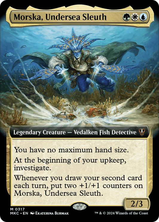 Morska, Undersea Sleuth (Extended Art) [Murders at Karlov Manor Commander] Foil