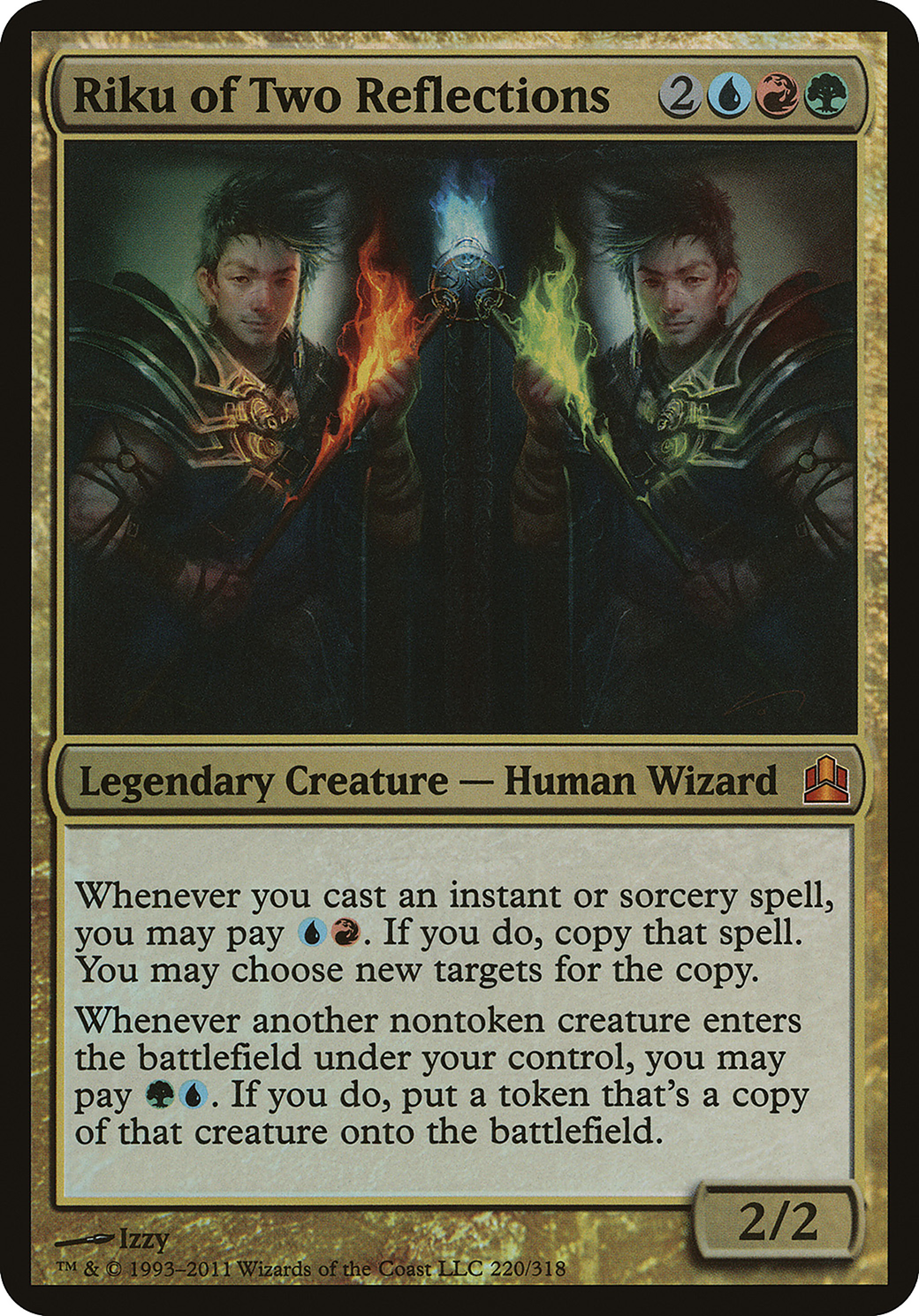 Riku of Two Reflections (Oversized) [Commander 2011 Oversized] | Silver Goblin