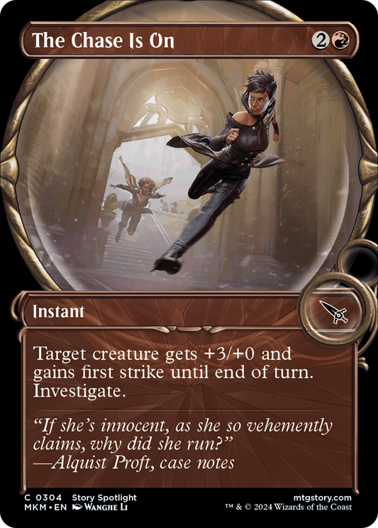 The Chase Is On (Showcase) [Murders at Karlov Manor] Foil
