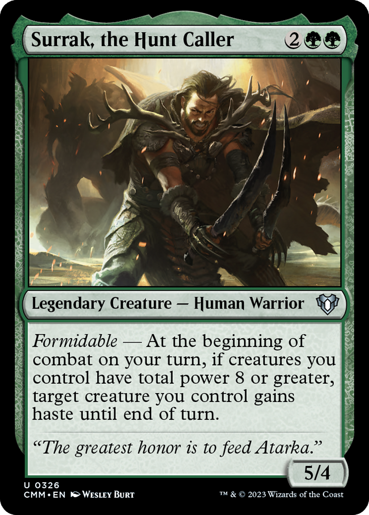 Surrak, the Hunt Caller [Commander Masters] | Silver Goblin