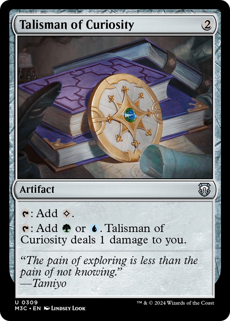 Talisman of Curiosity (Ripple Foil) [Modern Horizons 3 Commander] | Silver Goblin