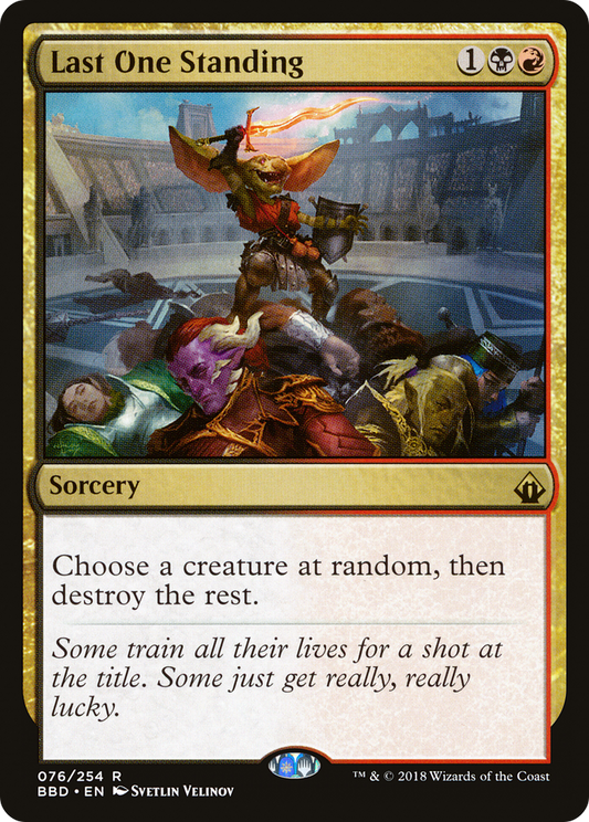 Last One Standing [Battlebond] Foil