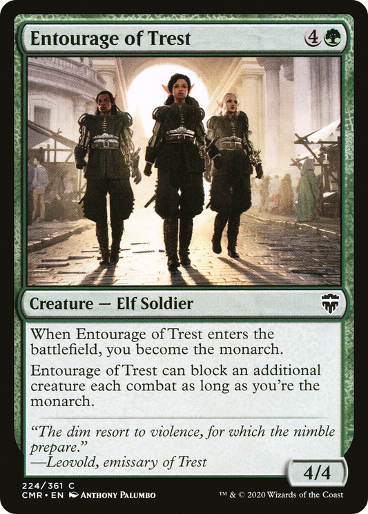 Entourage of Trest [Commander Legends] Foil