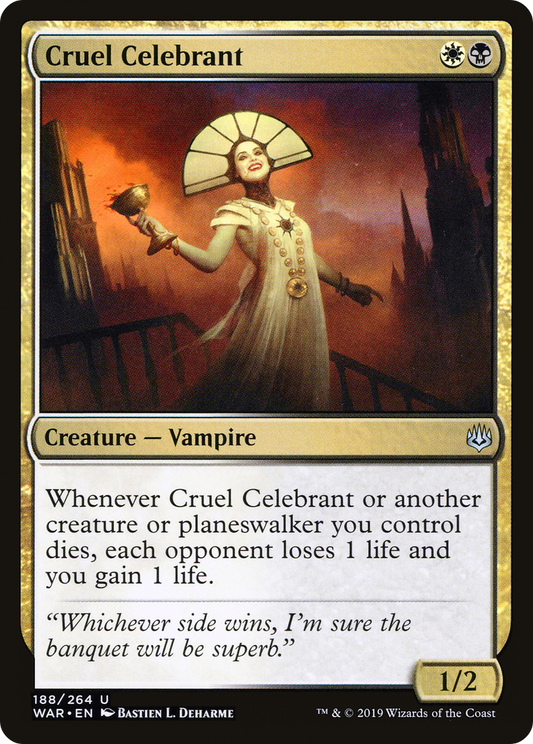 Cruel Celebrant [War of the Spark] Foil