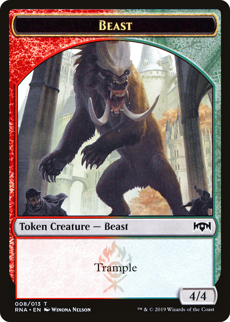 Beast (008) - Ravnica Allegiance Tokens