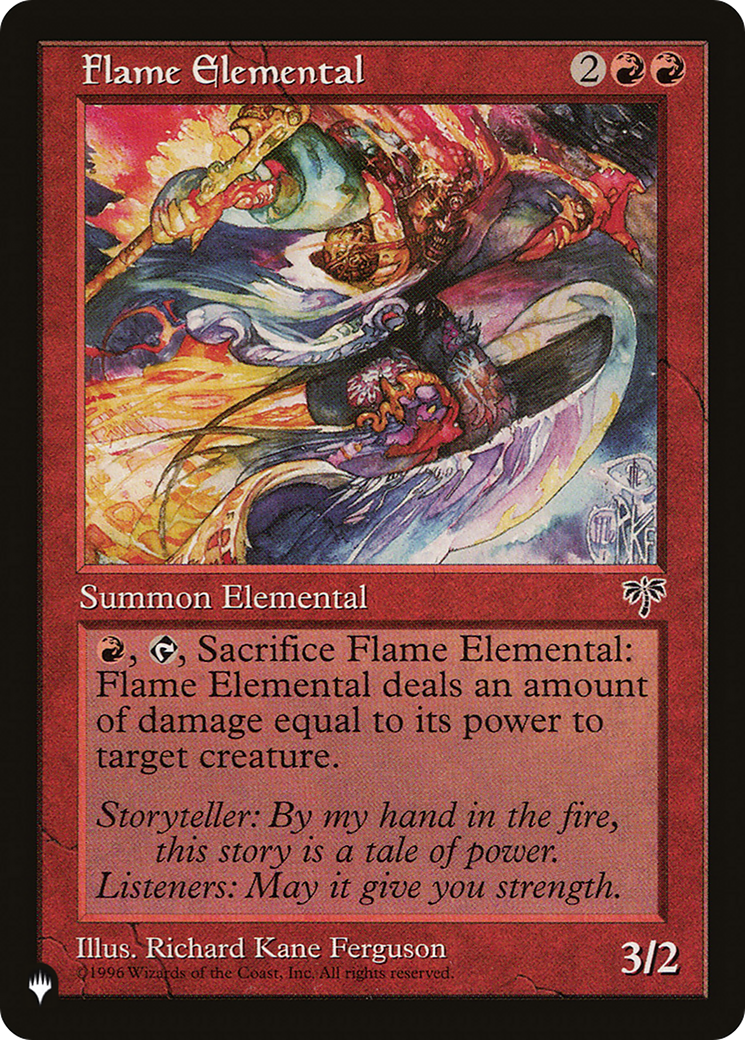 Flame Elemental [The List Reprints] | Silver Goblin