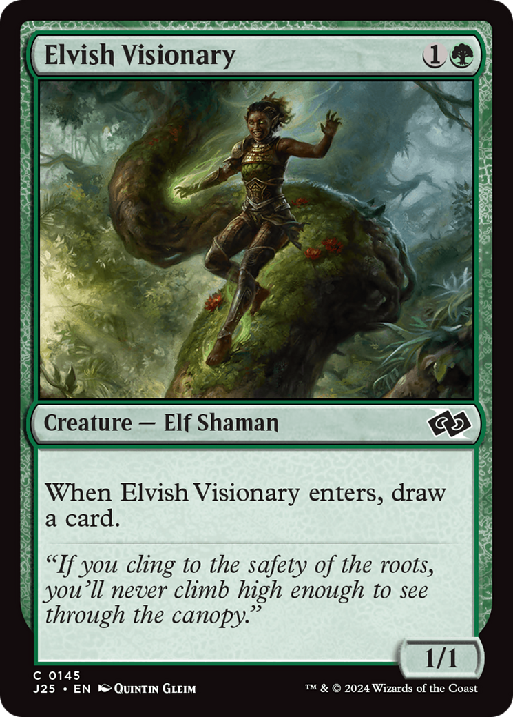 Elvish Visionary [Foundations Jumpstart] | Silver Goblin