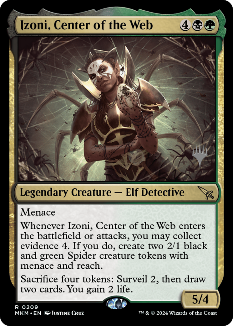 Izoni, Center of the Web (Promo Pack) [Murders at Karlov Manor Promos] | Silver Goblin