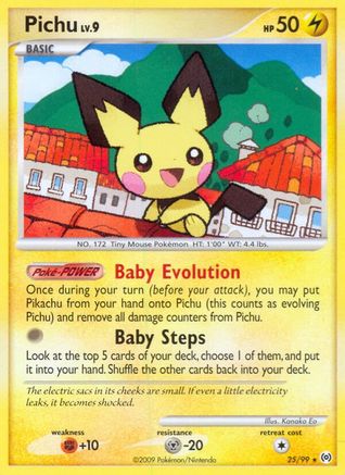 Pichu (25) Reverse Holofoil - Arceus