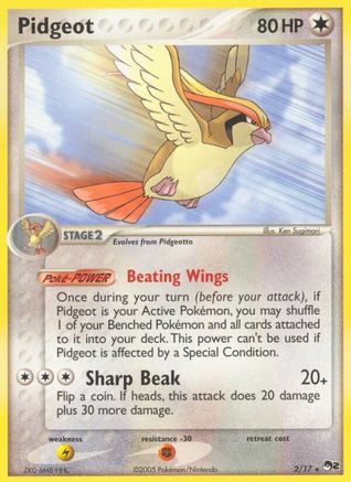 Pidgeot (2) Holofoil - POP Series 2
