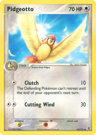 Pidgeotto (45) Reverse Holofoil - FireRed & LeafGreen
