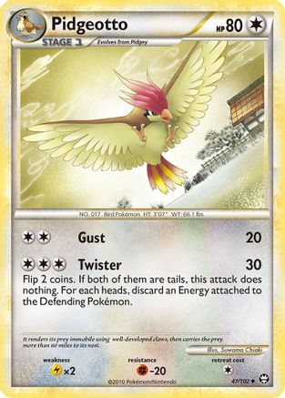 Pidgeotto (47) Reverse Holofoil - Triumphant