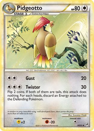 Pidgeotto (48) Reverse Holofoil - Call of Legends