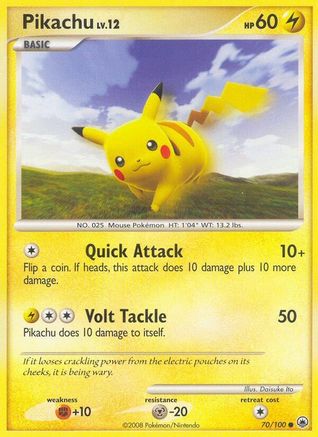 Pikachu (70) Reverse Holofoil - Majestic Dawn