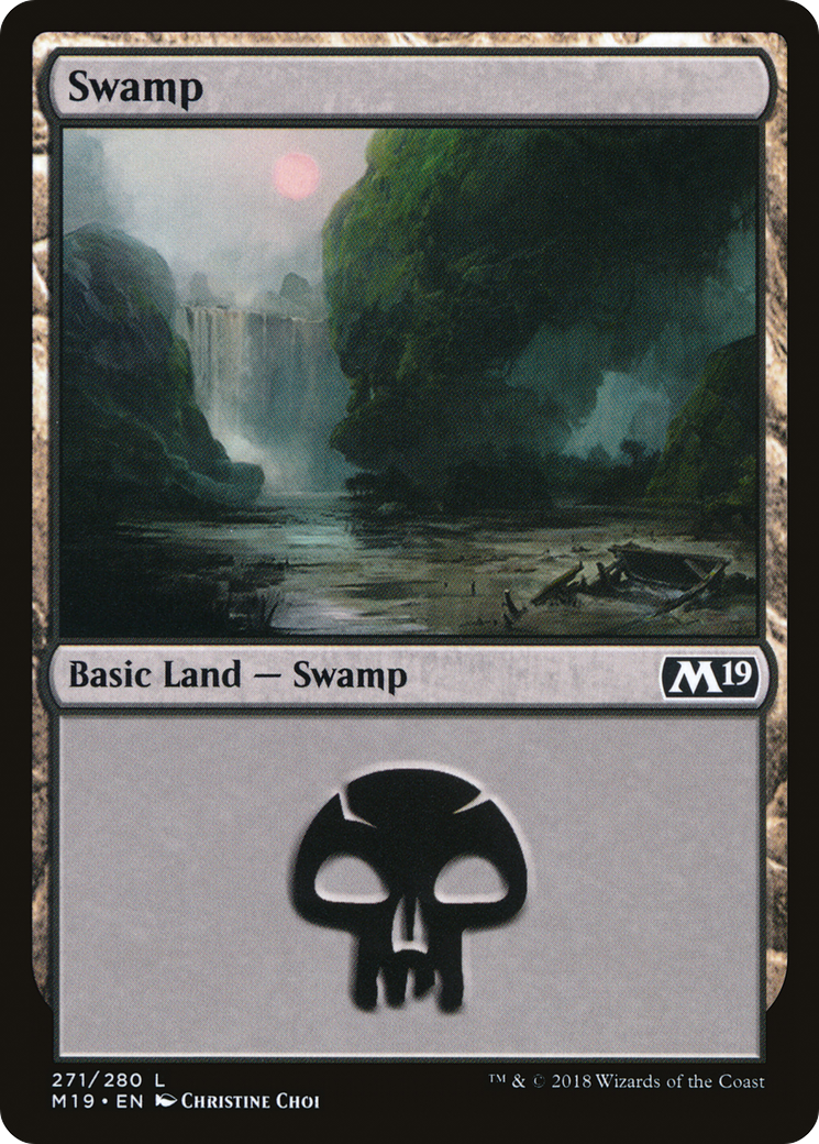 Swamp (271) [Core Set 2019] Foil