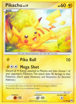 Pikachu (71) Reverse Holofoil - Arceus
