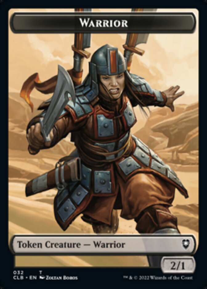 Warrior // Inkling Double-Sided Token [Commander Legends: Battle for Baldur's Gate Tokens] | Silver Goblin