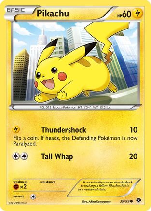 Pikachu (39/99) [Black & White: Next Destinies] Reverse Holofoil