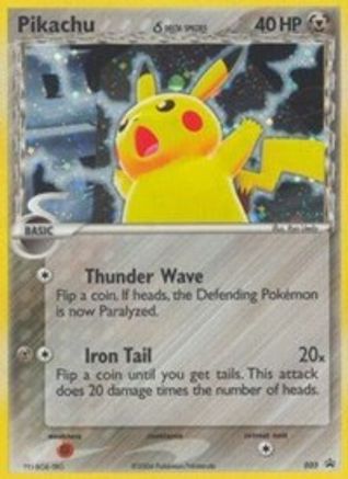 Pikachu (Delta Species) - 035 (Value Pack) (35) Holofoil - Nintendo Promos