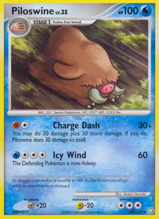 Piloswine (69) Reverse Holofoil - Legends Awakened