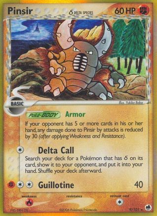 Pinsir (Delta Species) (9) Reverse Holofoil - Dragon Frontiers