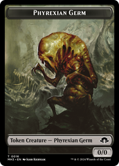 Phyrexian Germ // Cat Warrior Double-Sided Token [Modern Horizons 3 Tokens] | Silver Goblin