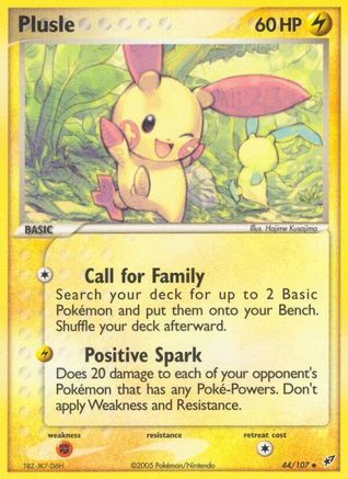 Plusle (44/107) [EX: Deoxys] Reverse Holofoil