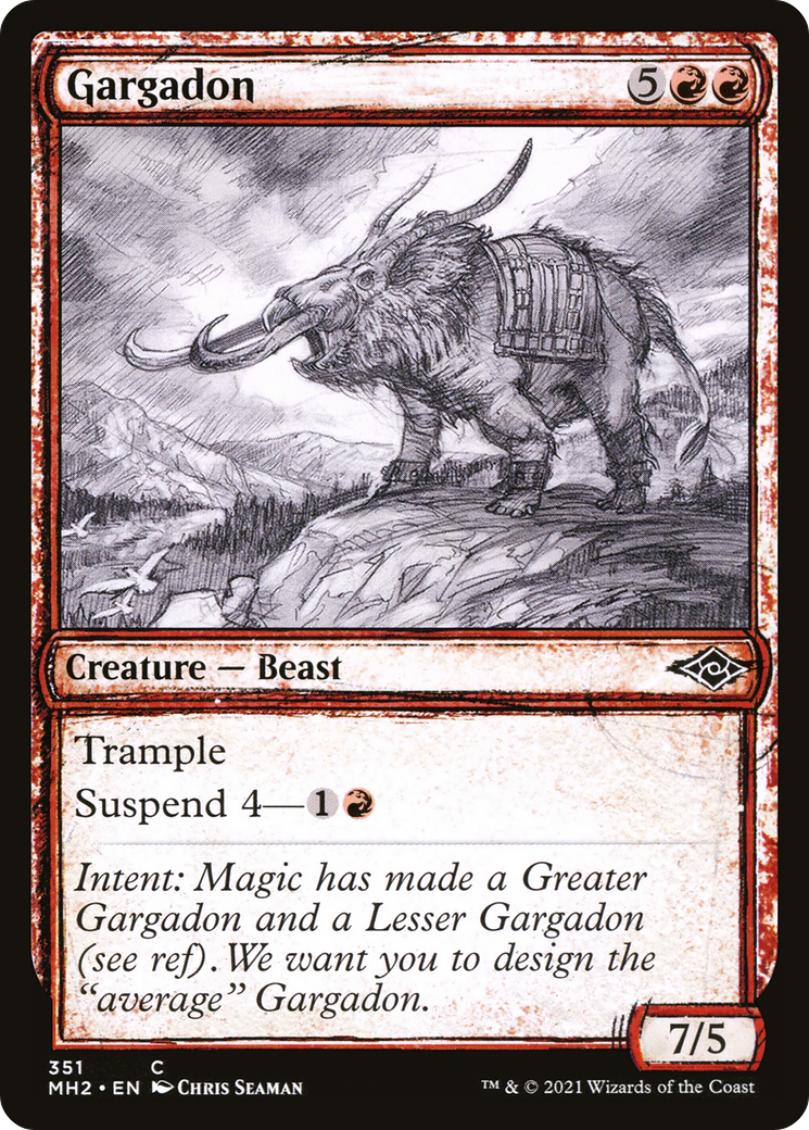 Gargadon (Sketch) [Modern Horizons 2] Foil