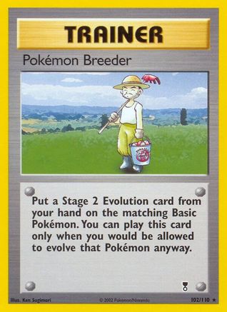 Pokemon Breeder (102) Reverse Holofoil - Legendary Collection