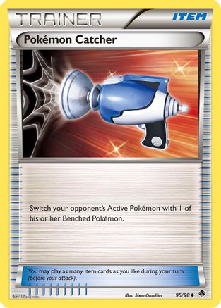 Pokemon Catcher (95) Reverse Holofoil - Emerging Powers