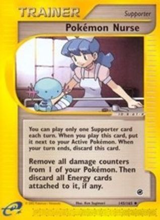 Pokemon Nurse (145) Reverse Holofoil - Expedition