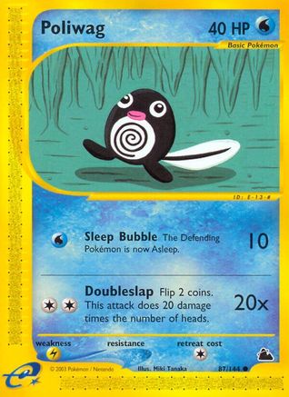 Poliwag (87) Reverse Holofoil - Skyridge