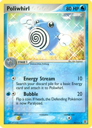 Poliwhirl (46) Reverse Holofoil - FireRed & LeafGreen