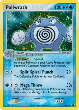 Poliwrath (11) Reverse Holofoil - FireRed & LeafGreen