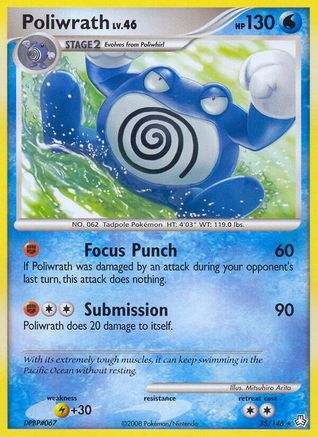 Poliwrath (35) Reverse Holofoil - Legends Awakened