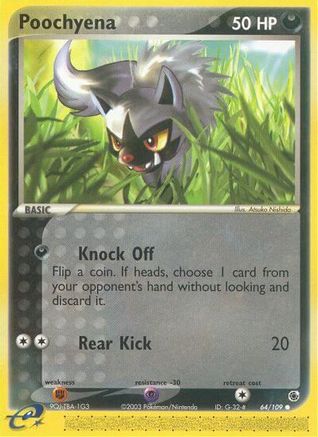 Poochyena (64/109) [EX: Ruby & Sapphire] Reverse Holofoil