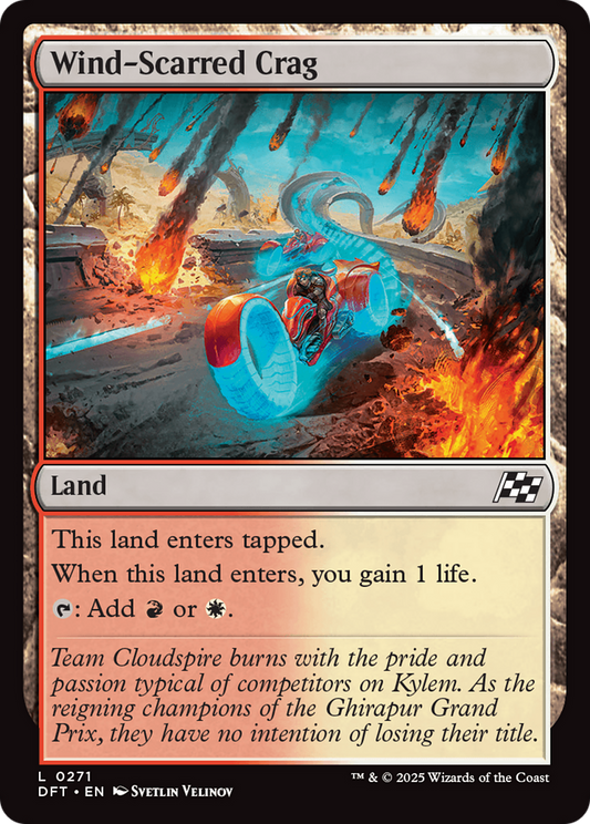 Wind-Scarred Crag Foil (271) - Aetherdrift
