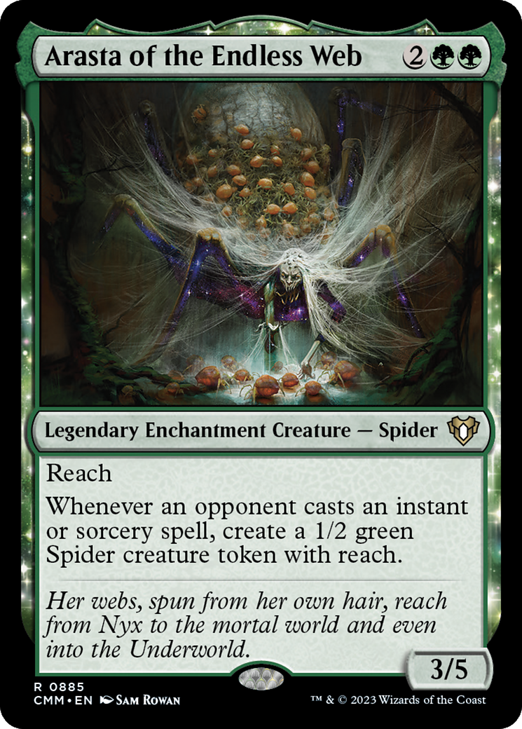 Arasta of the Endless Web [Commander Masters] | Silver Goblin