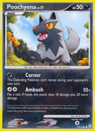 Poochyena (116) Reverse Holofoil - Legends Awakened