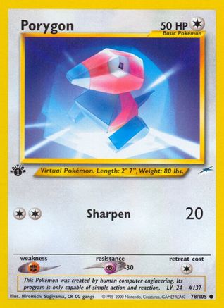 Porygon (78) Unlimited - Neo Destiny
