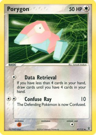 Porygon (47/112) [EX: FireRed & LeafGreen] Reverse Holofoil