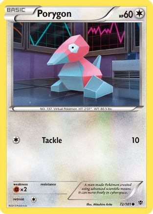Porygon (72/101) [Black & White: Plasma Blast] Reverse Holofoil