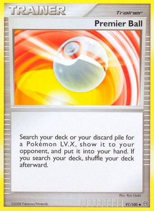 Premier Ball (91) Reverse Holofoil - Stormfront