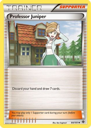 Professor Juniper (84) Reverse Holofoil - Plasma Blast