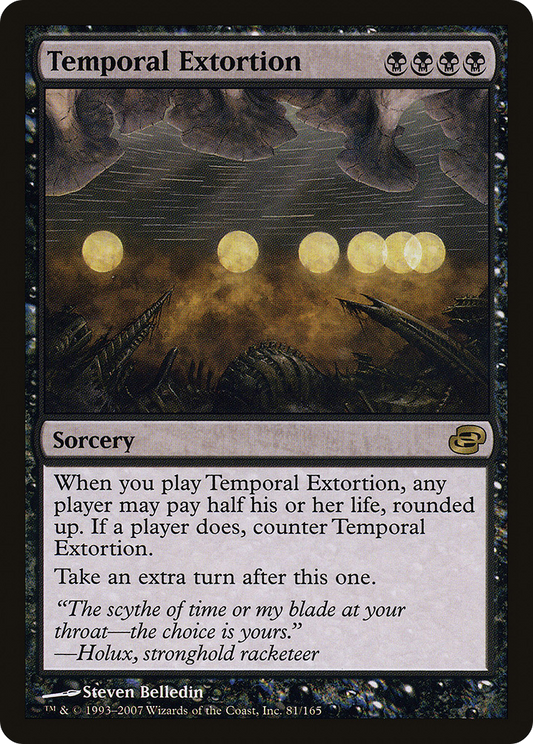 Temporal Extortion [Planar Chaos] Foil